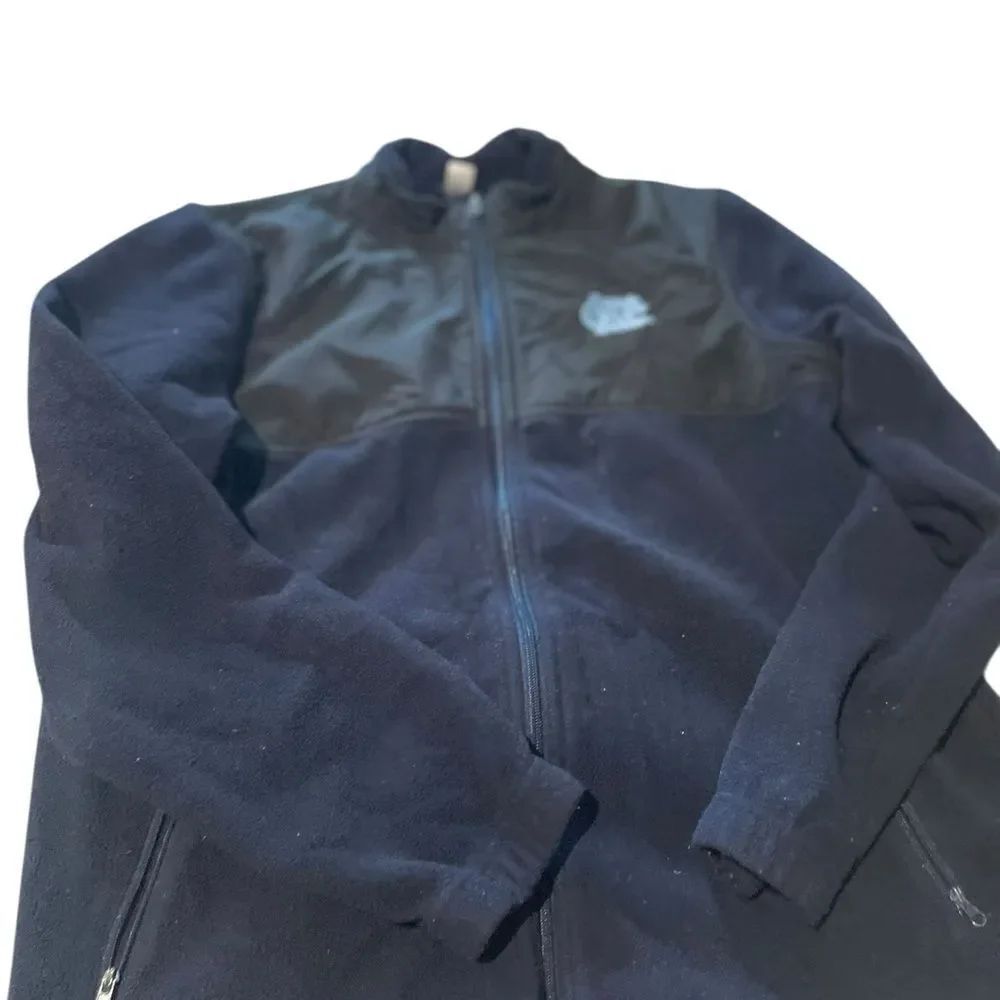 Gear navy and Black Full-Zip Fleece Jacket with Logo Patch UNC